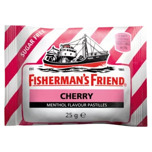 Fisherman's Friend Sugar Free Cherry Flavoured Lozenges 25g Fisherman's Friend Sugar Free Cherry Flavoured Lozenges 25g