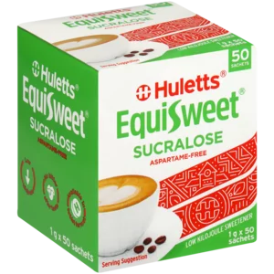 Huletts EquiSweet Sucralose Sweetener 50 Pack Huletts EquiSweet Sucralose Sweetener 50 Pack