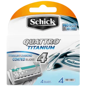 Schick Quattro Titanium Blades 4 Pack