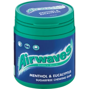 Wrigley's Airwaves Menthol Sugarfree Chewing Gum 60 Pack Wrigley's Airwaves Menthol Sugarfree Chewing Gum 60 Pack