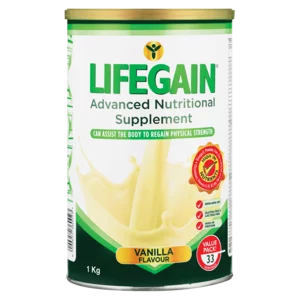 Lifegain Vanilla Flavoured Advanced Nutritional Supplement 1kg Lifegain Vanilla Flavoured Advanced Nutritional Supplement 1kg