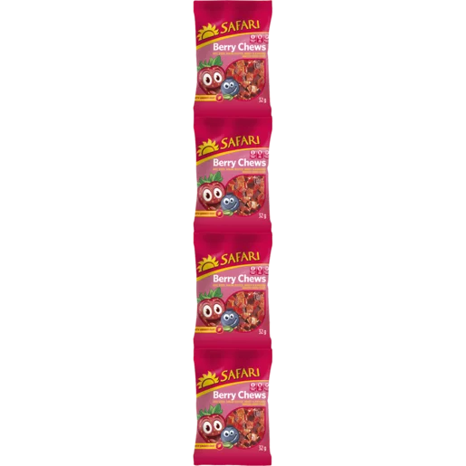 Safari Jungle Bites Berry Chews 4x32g