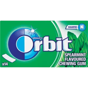 Wrigley's Orbit Spearmint Sugarfree Chewing Gum 14 Pack Wrigley's Orbit Spearmint Sugarfree Chewing Gum 14 Pack