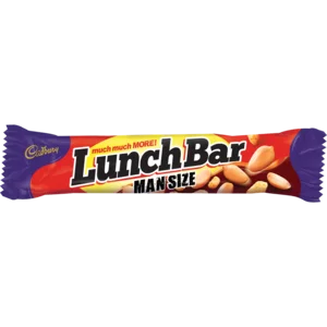 Cadbury Man Size Lunchbar Chocolate 62g Cadbury Man Size Lunchbar Chocolate 62g