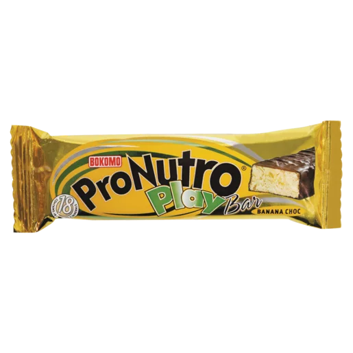 Bokomo ProNutro Play Bar Banana Chocolate Flavoured Cereal Bar 35g Bokomo ProNutro Play Bar Banana Chocolate Flavoured Cereal Bar 35g