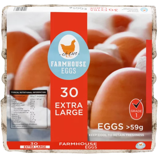 Farm House Extra Large Eggs Tray 30 Pack Farm House Extra Large Eggs Tray 30 Pack