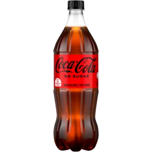 Coca-Cola No Sugar Soft Drink Bottle 1L Coca-Cola No Sugar Soft Drink Bottle 1L