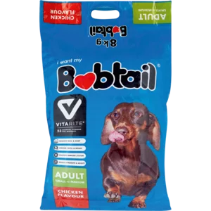 Bobtail Chicken Flavoured Small/Medium Dog Food 8kg