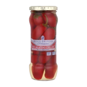 Mezé Fresh Mediterranean Red Jalapeño Chillies 375g