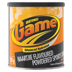 Isotonic Game Naartjie Flavoured Powdered Energy Drink 720g