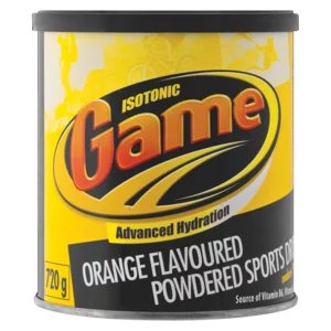 Isotonic Game Orange Flavoured Powdered Energy Drink 720g Isotonic Game Orange Flavoured Powdered Energy Drink 720g