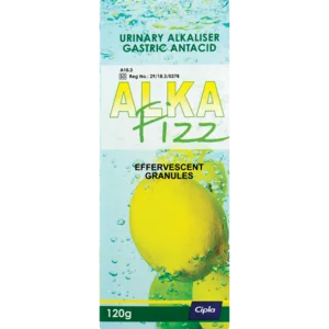 Alka Fizz Urinary Alkaliser Gastric Antacid Effervescent Granules 120g Alka Fizz Urinary Alkaliser Gastric Antacid Effervescent Granules 120g