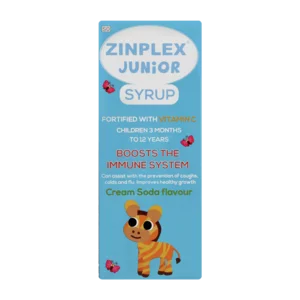 Zinplex Junior Cream Soda Flavoured Immune System Boost Syrup 200ml
