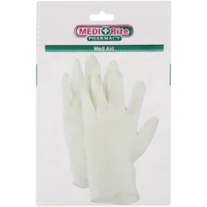 Medirite Pharmacy Medi Aid Large Disposable Gloves 2 Pack