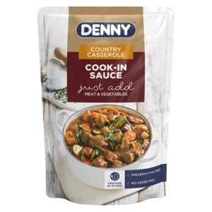 Denny Country Casserole Flavoured Cook-In-Sauce Pouch 415g Denny Country Casserole Flavoured Cook-In-Sauce Pouch 415g