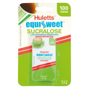 Huletts EquiSweet Sucralose Sweetener Dispenser 100 Pack Huletts EquiSweet Sucralose Sweetener Dispenser 100 Pack