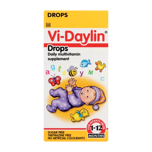 Vi-Daylin Drops Daily Multivitamin Supplement Babies 25ml Vi-Daylin Drops Daily Multivitamin Supplement Babies 25ml