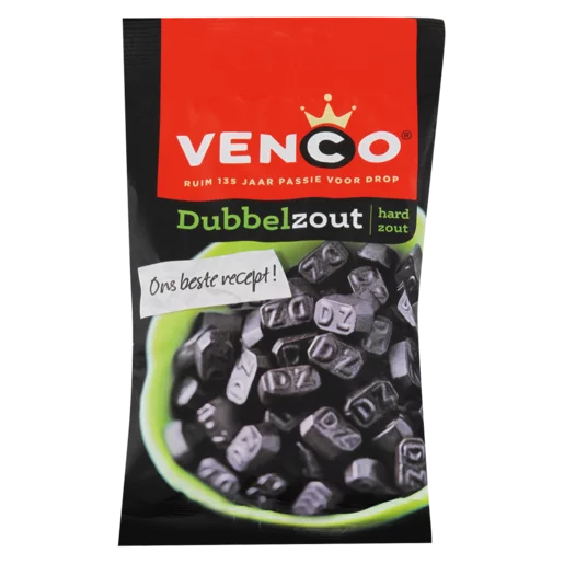 Venco Dubbelzout Liquorice 173g Venco Dubbelzout Liquorice 173g