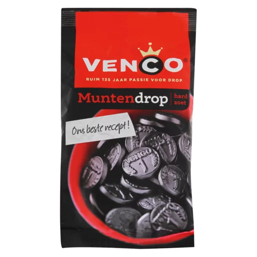 Venco Mutendrop Liquorice 165g Venco Mutendrop Liquorice 165g
