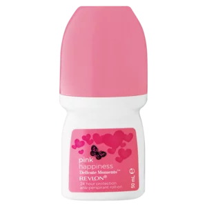 Revlon Pink Happiness Delicate Moments Ladies Anti-Perspirant Roll-On 50ml Revlon Pink Happiness Delicate Moments Ladies Anti-Perspirant Roll-On 50ml