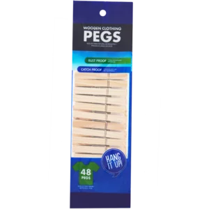 Wooden Clothing Pegs 48 Pack Wooden Clothing Pegs 48 Pack