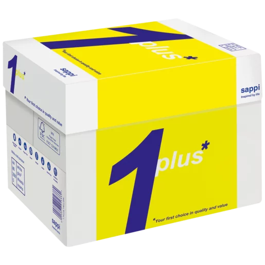 Sappi 1 Plus A4 Copy Paper 5x500 sheets