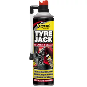 Shield Tyre Jack Emergency Tyre Repair 340ml Shield Tyre Jack Emergency Tyre Repair 340ml