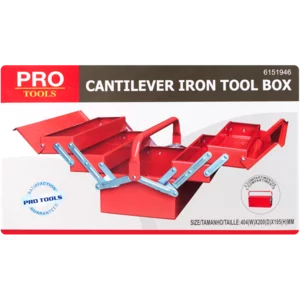 Pro Tools Red Cantilever Iron Toolbox Pro Tools Red Cantilever Iron Toolbox