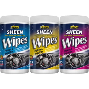 Sheen Interior Dashboard Wipes 25 Pack