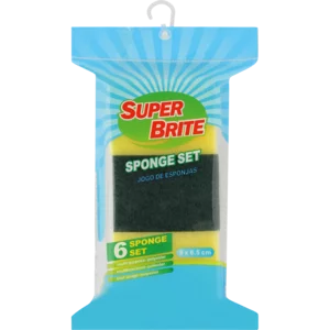Super Brite Sponge Set 6 Pack