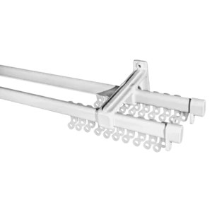 Rufflette Track White Steel 1.0m Rufflette Track White Steel 1.0m