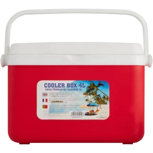 Red Cooler Box Small 4L