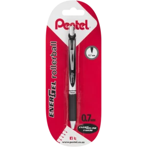 Pentel Black Gel Rollerball Pen 0.7mm