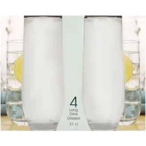 Blush Hi Ball Glass Set 4 Piece