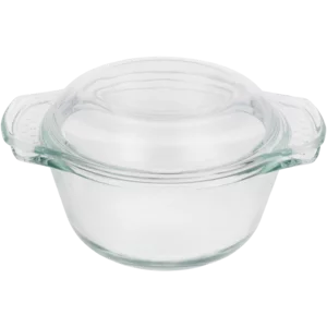 Home Discovery Curve Round Glass Casserole Dish 1L Home Discovery Curve Round Glass Casserole Dish 1L
