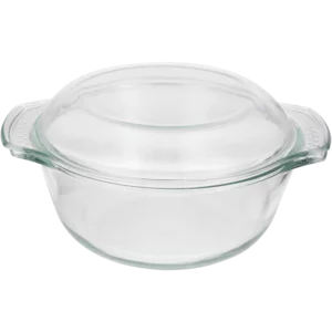 Home Discovery Curve Round Glass Casserole Dish 2.8L Home Discovery Curve Round Glass Casserole Dish 2.8L
