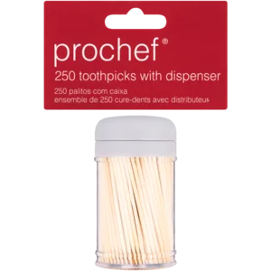 Prochef Bamboo Toothpicks 250 Pack