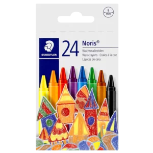 Staedtler Multi-coloured Noris Wax Crayon Set 24 Piece Staedtler Multi-coloured Noris Wax Crayon Set 24 Piece