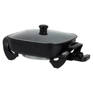 Platinum Electric Frying Pan With Glass Lid Platinum Electric Frying Pan With Glass Lid
