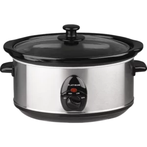 Platinum Oval Glass Slow Cooker 3.5L Platinum Oval Glass Slow Cooker 3.5L