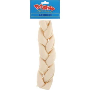 Pet Shop Braided Rawhide Stick 160g
