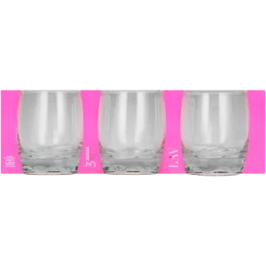 Lav Adora Whiskey Tumbler Glass Set 3 Piece Lav Adora Whiskey Tumbler Glass Set 3 Piece