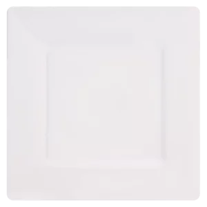 White Linear Square Side Plate