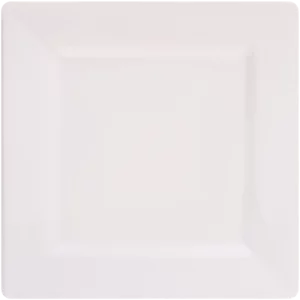 White Square Dinner Plate White Square Dinner Plate