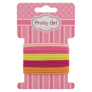 Pretty Girl Elastic Hair Bands Set 18 Pack Pretty Girl Elastic Hair Bands Set 18 Pack