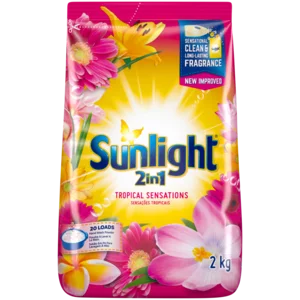 Sunlight 2-In-1 Tropical Sensations Hand Washing Powder 2kg Sunlight 2-In-1 Tropical Sensations Hand Washing Powder 2kg