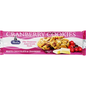Merba Cranberry Cookies 150g Merba Cranberry Cookies 150g