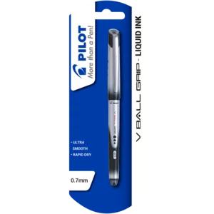 Pilot Black V-Ball Grip Pen 0.7mm