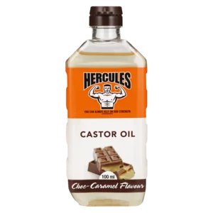 Hercules Choc-Caramel Flavoured Castor Oil 100ml Hercules Choc-Caramel Flavoured Castor Oil 100ml