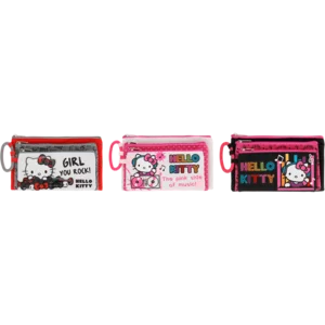 Hello Kitty Assorted Pencil Bags 3 Piece Hello Kitty Assorted Pencil Bags 3 Piece